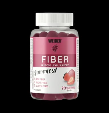 Fiber Strawberry 36 Gummitabletter