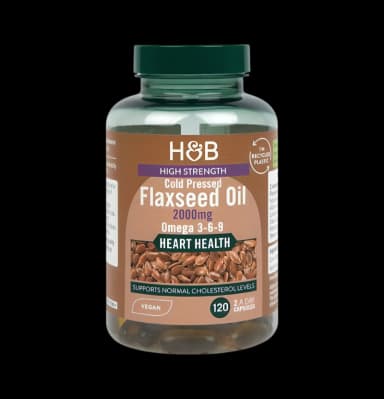 High Strength Cold Pressed Flaxseed Oil 2000mg