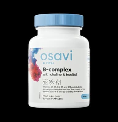 B-Complex with Choline & Inositol 60 Veganska Kapslar