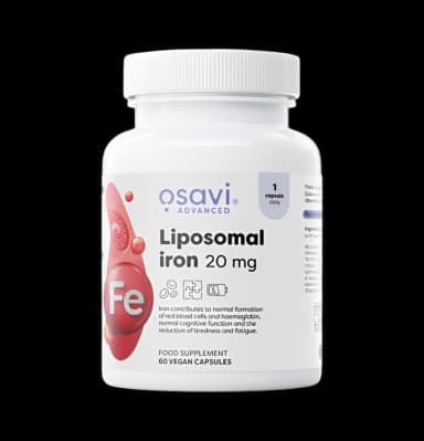 Liposomal Iron 20mg 60 Veganska Kapslar