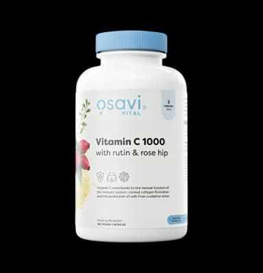 Vitamin C 1000mg with Rutin & Rose Hip 180 Veganska Kapslar