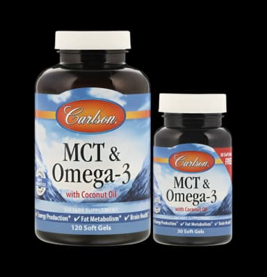 MCT & Omega-3 120 + 30 Mjuka Gelkapslar