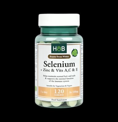 Selenium + Zinc & Vits A,C & E 100mcg