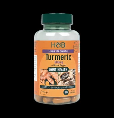 High Strength Turmeric with Black Pepper 600mg