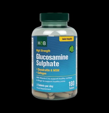 Hög styrka Glucosamine Sulphate + Chondroitin & MSM + Collagen