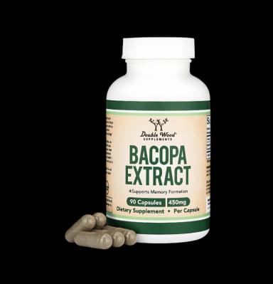 Double Wood Bacopa Monnieri Brahmi 450mg