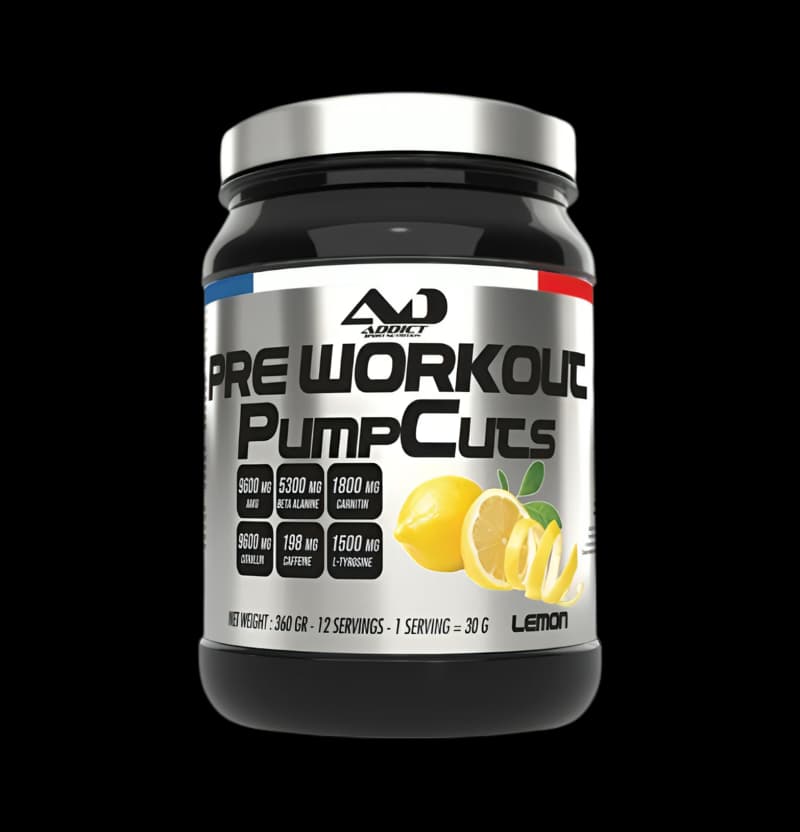 tbg_Addict-Sport-Nutrition-Pre-Workout-Pump-Cuts-Lemon-360g