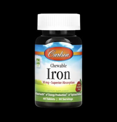 Chewable Iron 30mg Strawberry