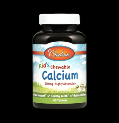 Kid's Chewable Calcium 250mg Natural Vanilla
