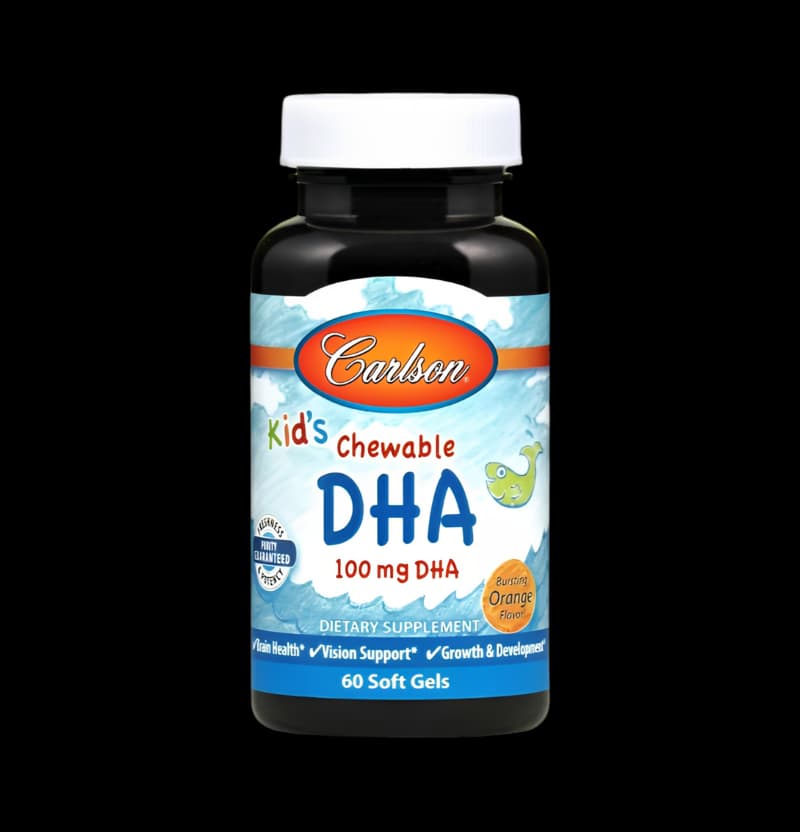 tbg_Carlson-Labs-Kids-Chewable-DHA-100mg-Orange-60-Mjuka-Gelkapslar