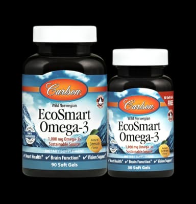 Smart Omega-3 1000mg Natural Lemon 90 +