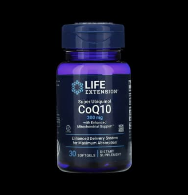 Super Ubiquinol CoQ10 with Enhanced Mitochondrial Support 200mg 30 Mjuka kapslar