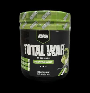Total War Preworkout Green Apple 424g Pulver