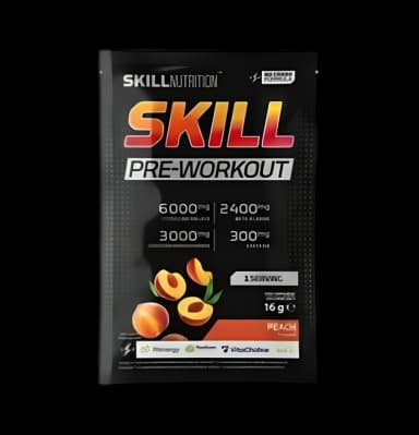 Skill Pre-Workout, Peach 16g 1 Portion