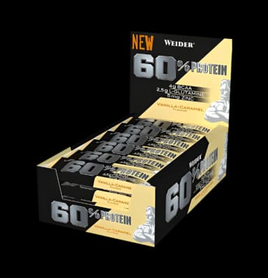 60% Protein Bar Vanilla-Carmel 24 x