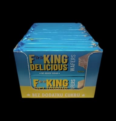 Fitking Delicious Våfflor Cream 32x80g