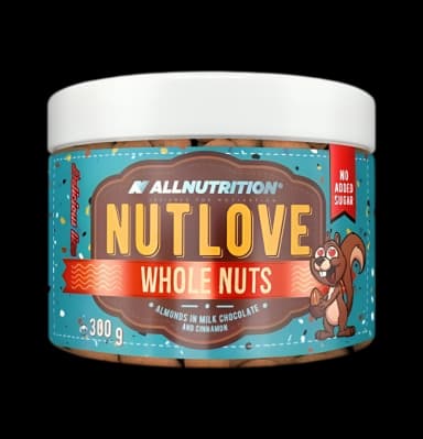 Nutlove Whole Nuts, Almonds in Milk Chocolate and Cinnamon
