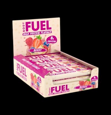Bodyfuel Flapjack, Berry - 12 x