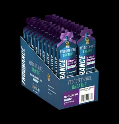 Endurance Breathe Isotonic Energy Gel Blackcurrant 20 x