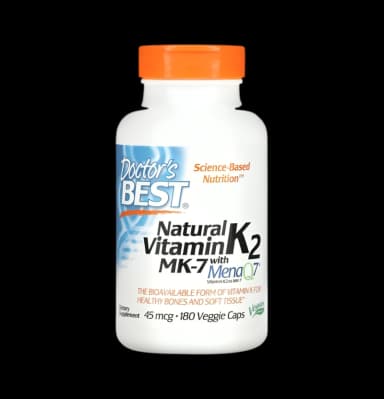 Natural Vitamin K2 MK7 with MenaQ7 45µg