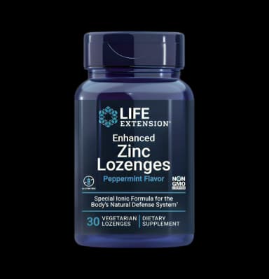 Enhanced Zinc Lozenges Peppermint 30 Sugtabletter