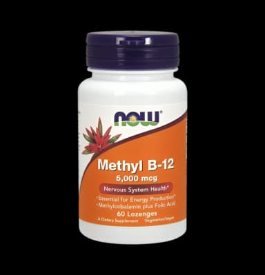 Methyl B-12 with Folic Acid 5000mcg 60 Sugtabletter
