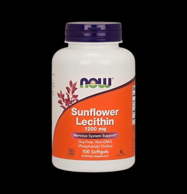Sunflower Lecithin 1200mg 100 Mjuka gelkapslar