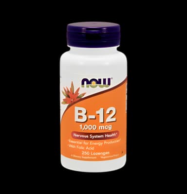 Vitamin B-12 with Folic Acid 1000mcg 250 Sugtabletter