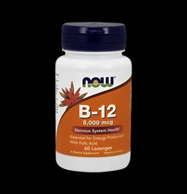 Vitamin B-12 with Folic Acid 5000µg 60 Sugtabletter