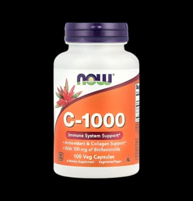 Vitamin C-1000 with 100mg Bioflavonoids 100 Vegetariska Kapslar