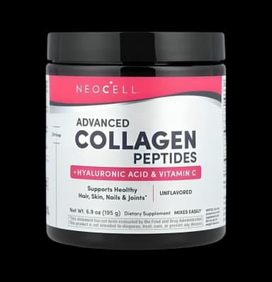 Advanced Collagen Peptides with Vitamin C & Hyaluronic Acid 195g Pulver