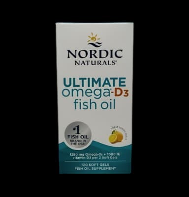 Ultimate Omega-D3 Fish Oil 1280mg Lemon