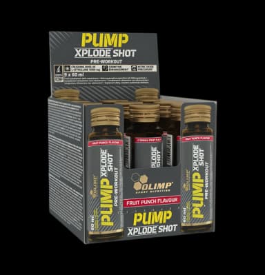 Pump Xplode Shot Fruit Punch 9x60ml Shots