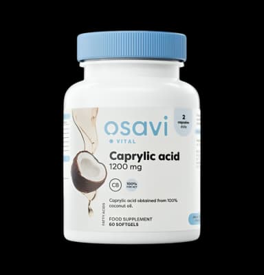 Caprylic Acid 1200mg 60 Gelkapslar