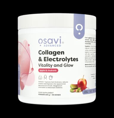 Collagen Electrolytes Vitality and Glow, Apple & Rhubarb