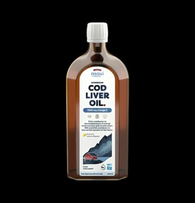 Norwegian Cod Liver Oil 1000mg Omega 3 (Lemon)