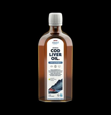 Norwegian Cod Liver Oil 1000mg Omega 3 (Lemon-Mint)