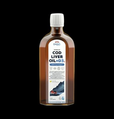 Norwegian Cod Liver Oil + D3, 1000mg Omega 3 (Lemon)