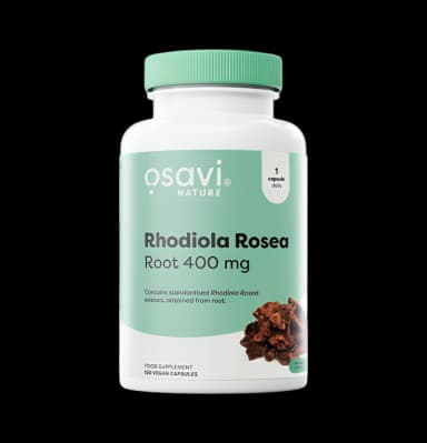 Rhodiola Rosea Root 400mg 120 Veganska Kapslar