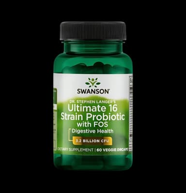 Dr. Stephen Langer's Ultimate 16 Strain Probiotic with FOS 3.2 Billion CFU