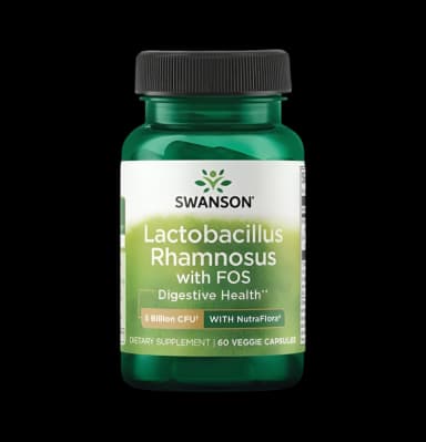 Lactobacillus Rhamnosus with FOS 5 Billion CFU 60 Vegetariska Kapslar