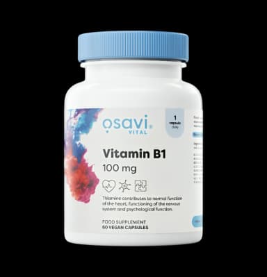 Vitamin B1 100mg 60 Veganska Kapslar