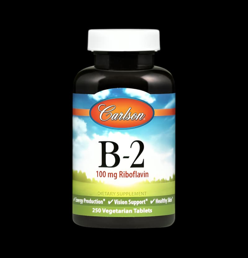 tbg_Carlson-Labs-Vitamin-B2-100mg-100-Vegetariska-Tabletter