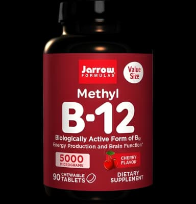Methyl B-12 1000mcg (Lemon) 100 Veganska Tuggtabletter