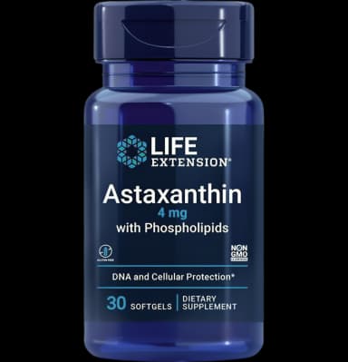 Astaxanthin with Phospholipids 4mg 30 Mjuka Gelkapslar
