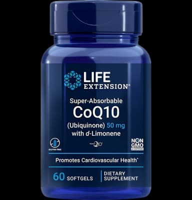 Super-Absorbable CoQ10 (Ubiquinone) with d-Limonene 100mg