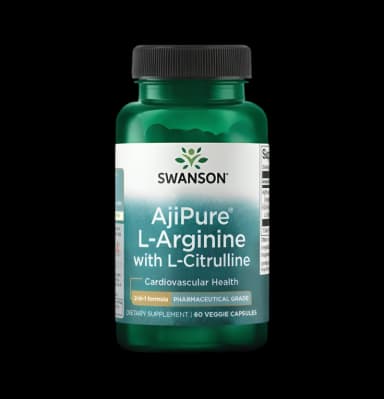 AjiPure L-Arginine with L-Citrulline 60 Vegetabiliska Kapslar