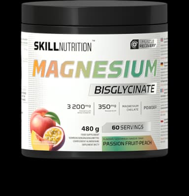 Magnesium Bisglycinate Passion Fruit-Peach 480g Pulver