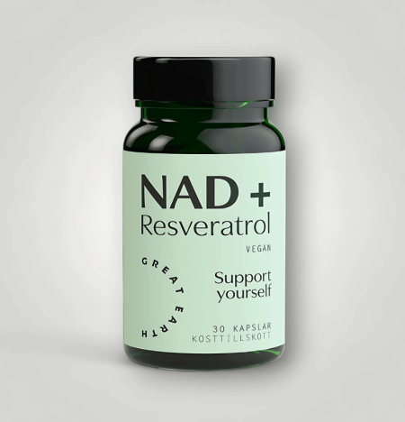 Great Earth NAD+ Resveratrol 300mg 30 Kapslar