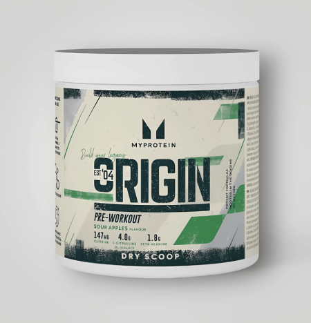 Myprotein Origin Pre-Workout Dry Scoop 288g - Sour Apples